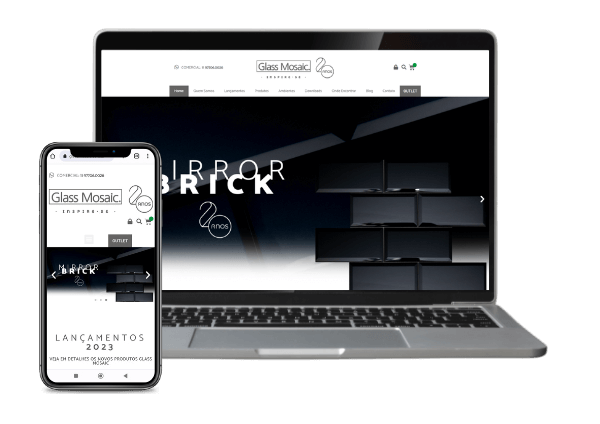 Desenvolvimento de e-Commerce Glass Mosaic